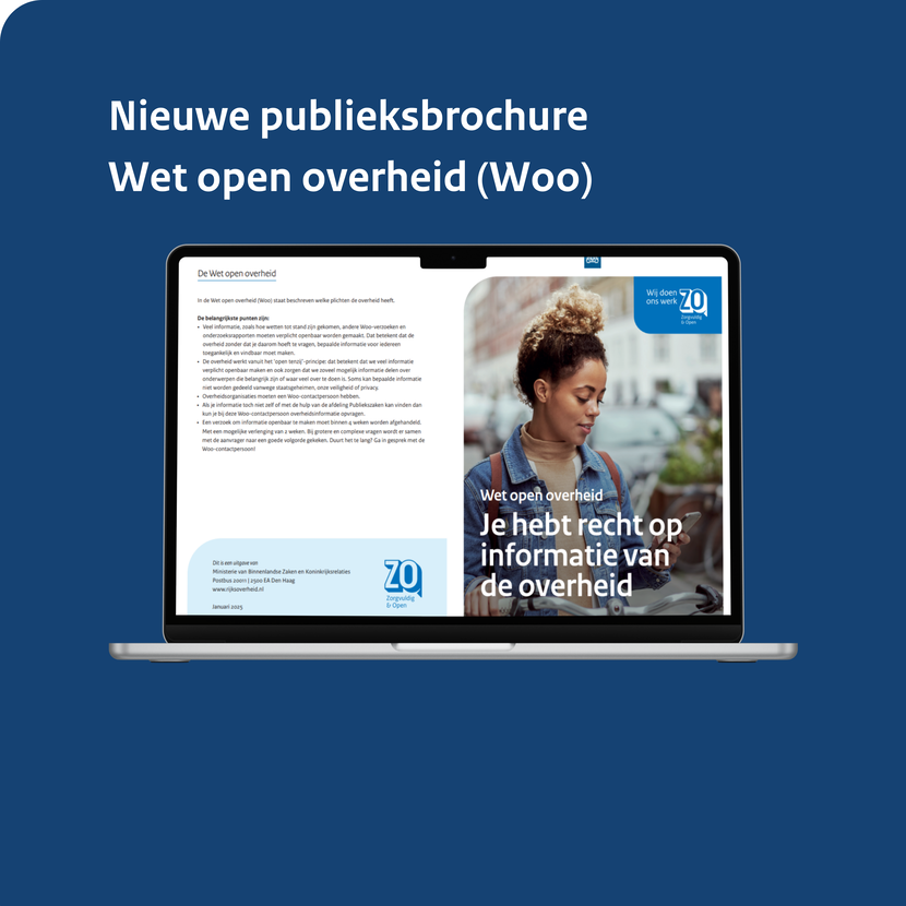 Nieuwe publieksbrochure Wet open overheid